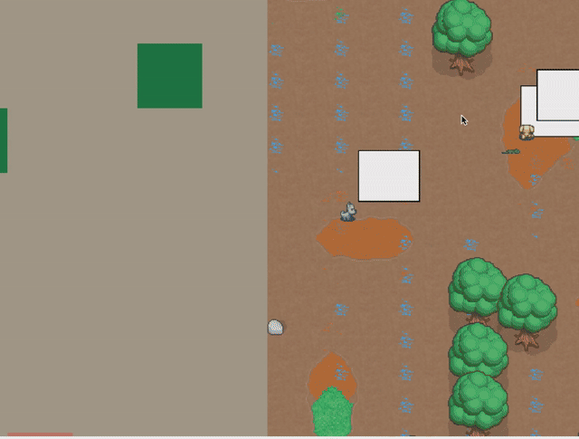 Zooming out in joegame, currently.